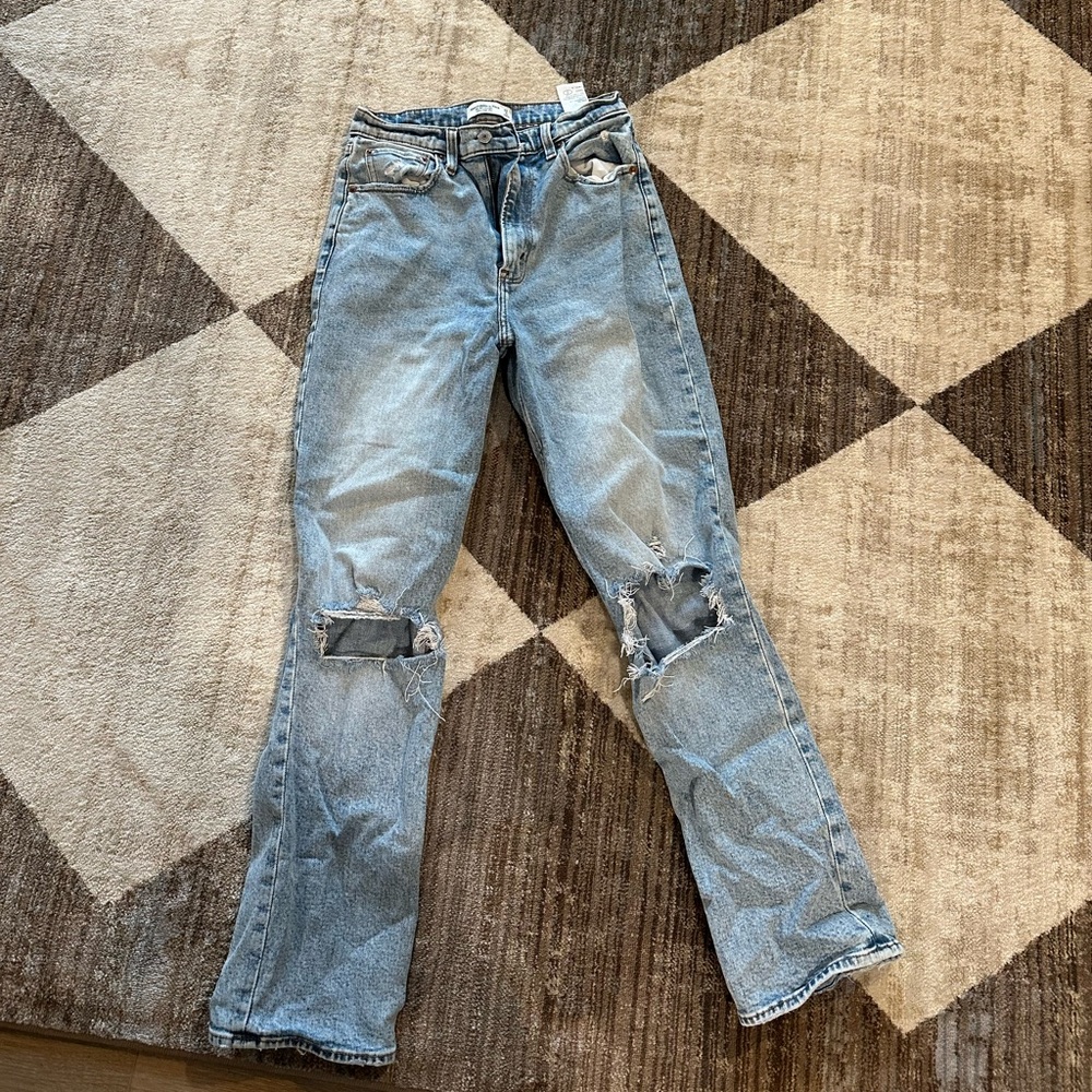 Abercrombie & Fitch Light Blue Denim Jeans